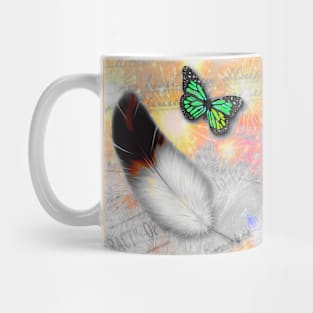 The Concept of Time, Birds and Butterflies Mug